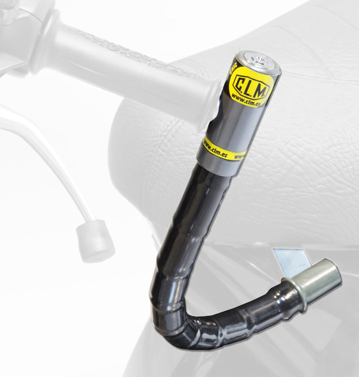 CLM 5725240 Chic saugos uzrakto vairas su laikikliu juodas      